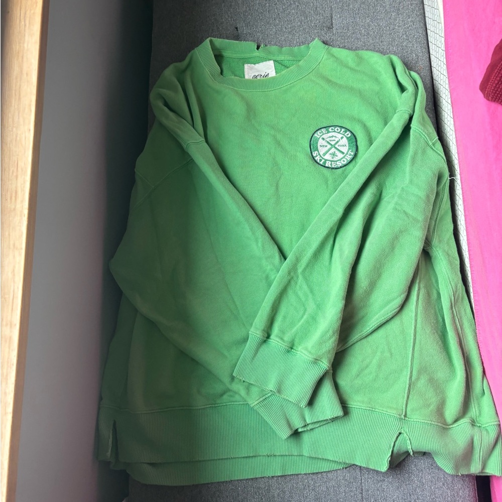 Green Crewneck Sweater